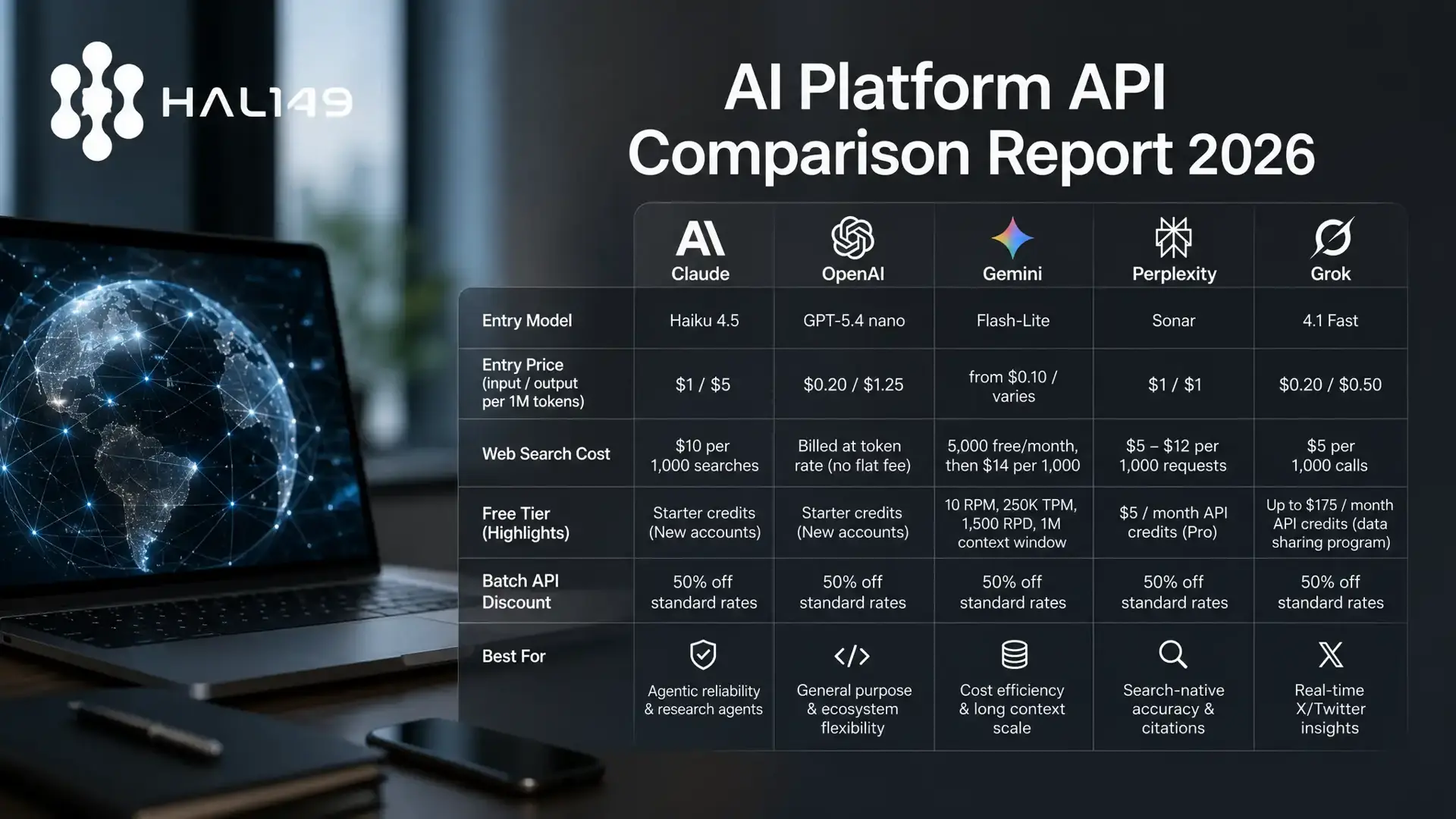 AI Platform API Comparison Report 2026