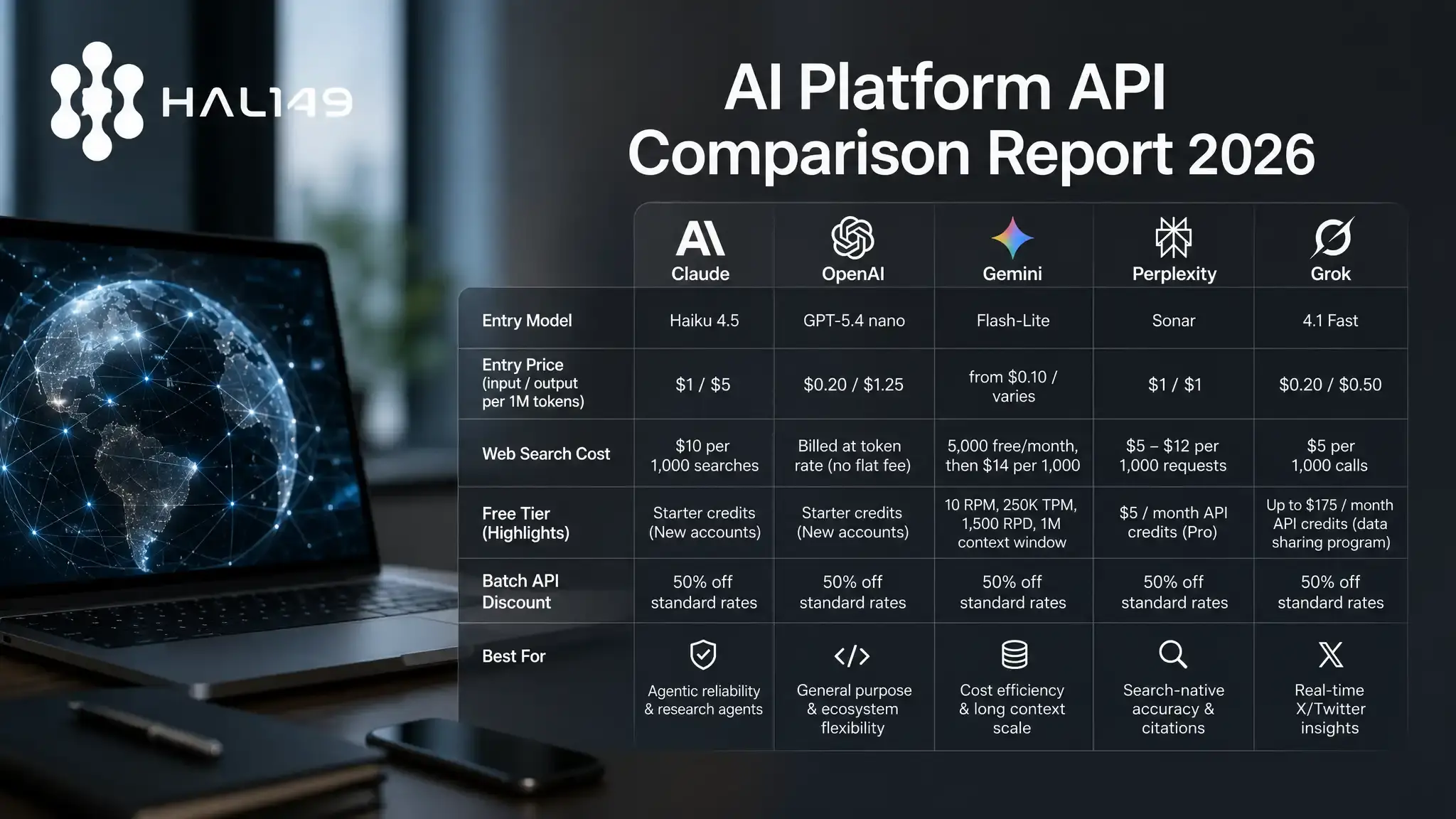 AI Platform API Comparison Report 2026