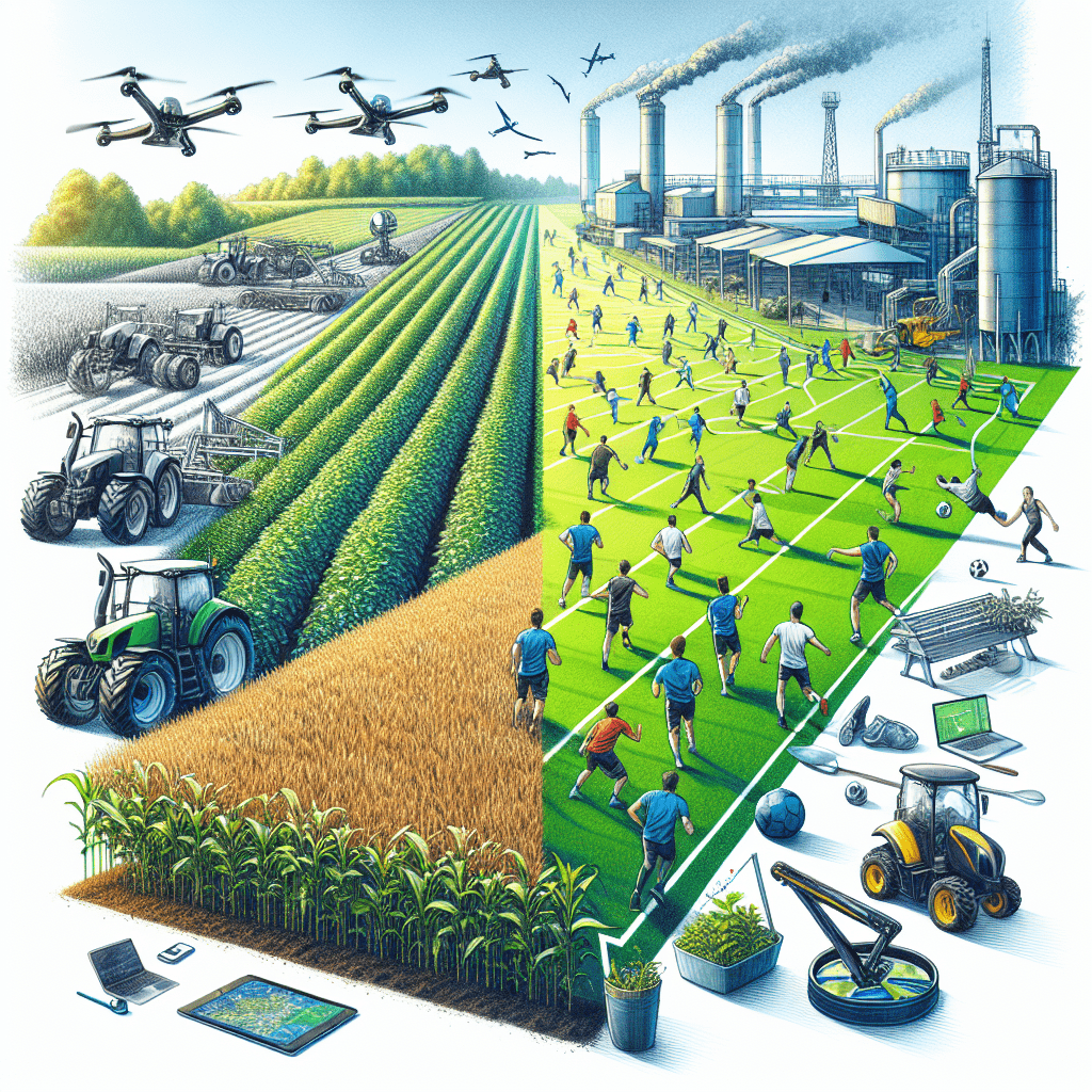 Fictional startup around Agriculture and Sports